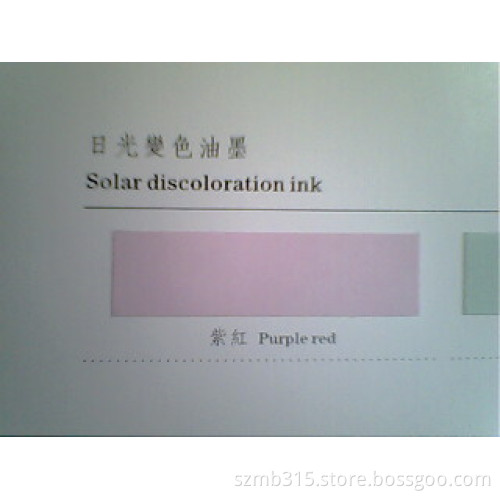 High Quality Screen Printing Solar Discoloration Ink